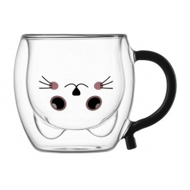 Набор чашек боросиликатное стекло 250 мл 2 шт Ardesto Animals AR2625ACH