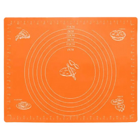 Силиконовый коврик для выпечки 40*30 см HMD Оранжевый 91-8728620