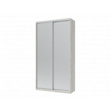 Шафа купе Doros Сіті Лайт Біле дерево 2 Дзеркала 120х45х225 (44900069)