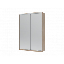 Шафа купе Doros Сіті Лайт Дуб Cонома 2 Дзеркала 150х60х225 (44900073)