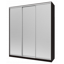 Шафа купе Doros Сіті 24 Венге 3 Дзеркала 208х60х240 (42002145)