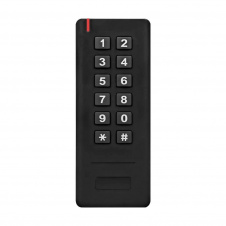 Клавіатура бездротова зі зчитувачем Em-Marine Trinix TRK-2201WR Black