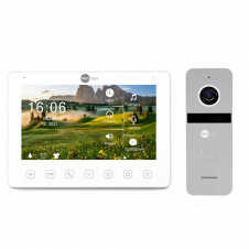 Комплект відеодомофону NeoLight NeoKIT HD+ Silver срібний (8738)