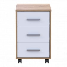 Тумба Doros Т3 Дуб Евок/Білий ДСП 43х42х66.4 (41901068)
