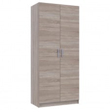 Розпашна Шафа для одягу Doros Промо Дуб Cонома 2 ДСП 90х48х204 (40908024)
