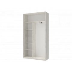 Шафа купе Сіті Лайт Doros Біле дерево 2 ДСП 120х45х225 (42002015) Смела