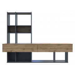 Стінка меблева Нота Doros 195х147х42 см у вітальню Куп'янськ