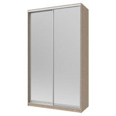 Шафа купе Doros Сіті 24 Дуб Cонома 2 Дзеркала 140х60х240 (42002073) Виноградів