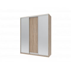 Шафа купе Doros Сіті 24 Дуб Cонома 1 ДСП / 2 Дзеркала 238х60х240 (42002071) Жмеринка