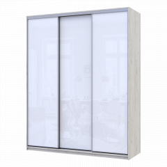 Шафа купе Сіті Лайт Слім Біле Дерево Скло Біле 180х60х225 (44900303) Софіївська Борщагівка