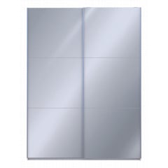 Шафа-купе Doros G-Caiser Білий текстурний 2 Дзеркала 180х60х240 (12547896) Новониколаевка