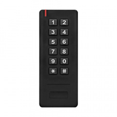 Клавіатура бездротова зі зчитувачем Em-Marine Trinix TRK-2201WR Black Кушугум