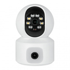 Бездротова поворотна камера два об'єктиви GreenVision GV-186-GM-DIG40-10 PTZ 2MP + 2MP Чортків