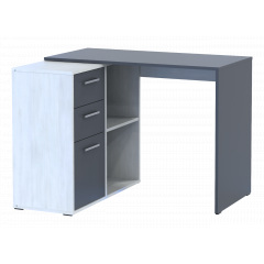 Офісний стіл Doros T8 Біле дерево/Графіт 100х83х75 (81339363) Косів