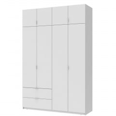 Розпашна Шафа для одягу Doros Лукас Білий 160х50х240 (80737067) Тячів