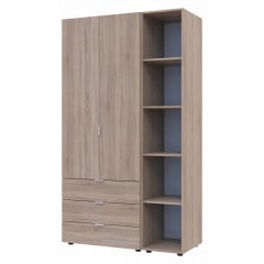 Комплект Doros Гелар з Етажеркою Дуб Сонома 2 ДСП 115.7х49.5х203.4 (42005041) Новояворовск