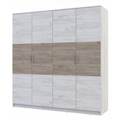 Шкаф 4-Д распашной Doros Monika 200х56х205 см для одежды Новая Прага