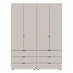 Розпашна Шафа для одягу Doros Гелар комплект Кашемір 2+2 ДСП 155х49.5х203.4 (80737637) Косов