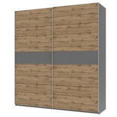 Шафа купе Doros G-Caiser Графіт / Тахо вставка Графіт 2 ДСП / 5 частин 220х60х240 (42003002) Киев