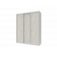 Шафа купе Doros Сіті Лайт Біле дерево 3 ДСП 180х60х225 (42002004) Славута