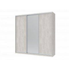 Шафа купе Doros Сіті Лайт Біле дерево 2 ДСП / 1 Дзеркало 225х60х225 (42002067) Одесса