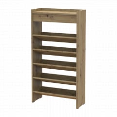 Полиця для взуття Doros Райлі Дуб Артізан 60х25х113 (41510136) Доманёвка