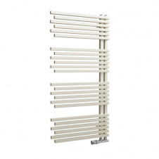 Полотенцесушитель водяной ISAN Falco 1210x500 дизайнерский, белый матовый