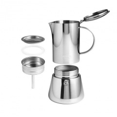 Гейзерна кавоварка 350 мл Adler AD 4419 Steel Михайлівка