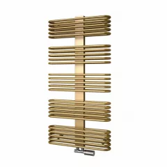 Полотенцесушитель водяной ISAN Koro 1180x600 дизайнерский, золотистый Шепетовка