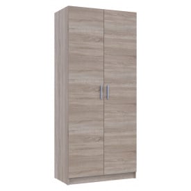 Шафа для одягу Doros Promo з полицями Дуб Сонома 2 ДСП 90х48х204 (42005098)