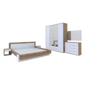 Спальня Doros Hugo 6 Тахо / Білий ДСП (42002115)