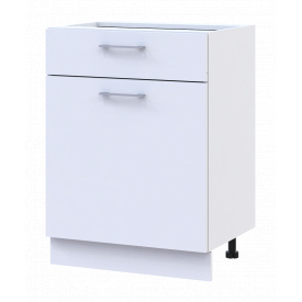 Кухня Doros Лея НЯ82_Ш60 нижня права Білий/Дуб Сонома ДСП 60х46.6х82 (81359337.7)