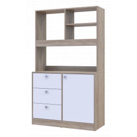 Міні-кухня Doros Лея Дуб сонома/Білий ДСП 100х43х171 (81359335)