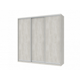 Шафа купе Doros Сіті Лайт Біле дерево 3 ДСП 225х60х225 (42002005)