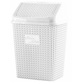 Контейнер для мусора VIOLET HOUSE Виолетта WHITE (6513165)