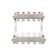 Коллектор теплого пола Polmark 1″3/4″ c 5 выходами