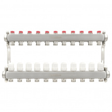 Коллектор теплого пола Polmark 1″3/4″ c 11 выходами (PSMR111)