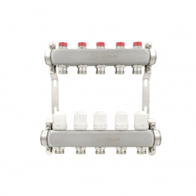 Коллектор теплого пола Polmark 1″3/4″ c 5 выходами