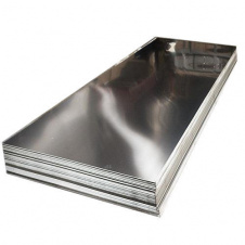 Лист нержавіючий 0,4x1000x2000 мм AISI 304 08Х18Н10 BA+PVC дзеркальний 