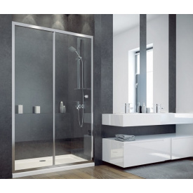 Душевая дверь BESCO Duo slide 130x195 хром