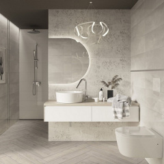 Плитка PARADYZ Silence Silver RECT 250x750x9 мм Надвірна