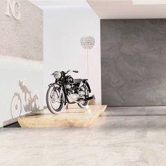 Плитка MEGAGRES ATLANTIS MAT WHITE RECT 10х1200х600 мм Лубны