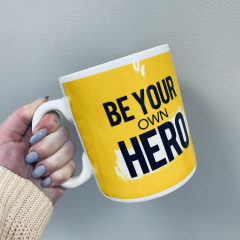 Чашка керамическая OLens 3228 800 мл Be your own hero XXL Чернигов