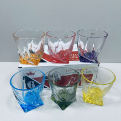 Набір склянок Yujing GlassWare Color 2772-1/819087 Quadro 6 шт 340 мл Білгород-Дністровський