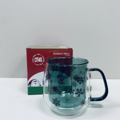 Чашка с двойными стенками OLens 102-1175 340 мл Зимнее небо Николаев