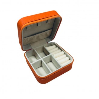 Коробочка для прикрас Stenson MT-751 9,7x9,7x4,8 см Помаранчевий