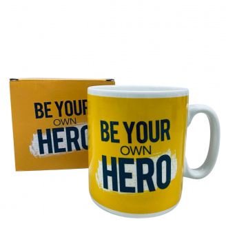 Чашка керамічна OLens 3228 800 мл Be your own hero XXL