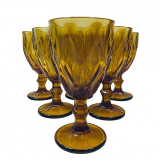 Набір келихів для вина A-PLUS 2257 6 шт 350 мл 23179