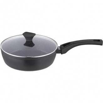 Сковорода з скляною кришкою Ardesto Gemini Livorno AR1224A Premium 24 см