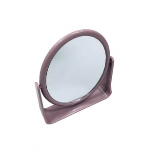 Дзеркало косметичне A-PLUS 23R 13,3x16,9 см Рожевий